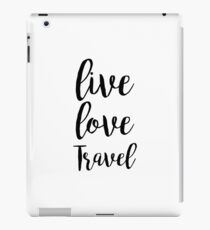 Live Love Travel iPad Case/Skin