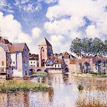 Moret Sur Loing La Porte De Bourgogne by Alfred Sisley - French