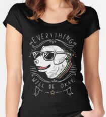 Hundehemd Tailliertes Rundhals-Shirt