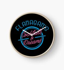 Flanagans Cocktails und Träume Uhr