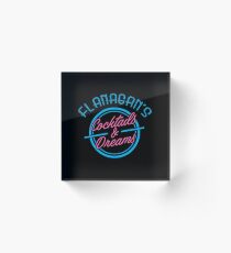 Flanagans Cocktails und Träume Acrylblock