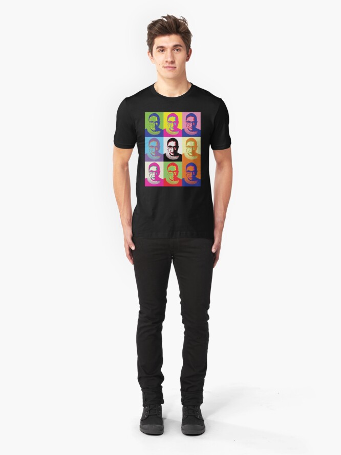 Alternate view of ruth bader ginsburg Slim Fit T-Shirt