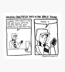 Holden Caulfield Goes To The Apple Store Photographic Print
