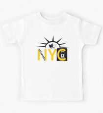 NYC icons collage New York Kids Tee
