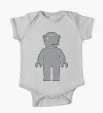 Banksy Style Astronaut Minifig One Piece - Short Sleeve