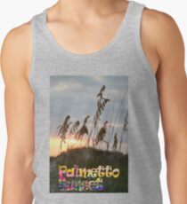 Palmetto sunset seagrass Men's Tank Top