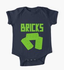 Green Bricks, Customize My Minifig One Piece - Short Sleeve
