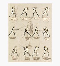 Longsword Positions - Fiore dei Liberi "Getty" Photographic Print