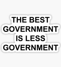 Libertarian shirt Sticker