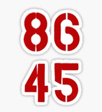 86 45 / Remove Trump Sticker