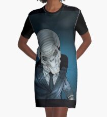 The Silent Command Graphic T-Shirt Dress