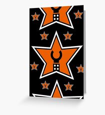 Customize My Minifig Star Logo Greeting Card