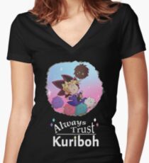 Always Trust In Kuriboh Women's Fitted V-Neck T-Shirt