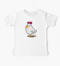 Pixel Chickens Baby Tee