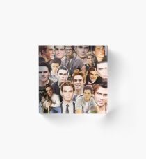 kj apa collage Acrylic Block
