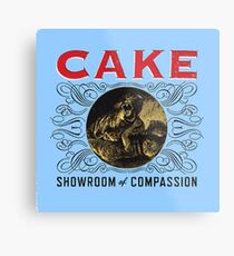 C A K E S H O W R O O M O F C O M P A S S I O N Metal Print