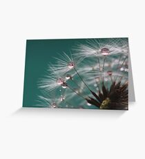 Dandelion Umbrellas Greeting Card