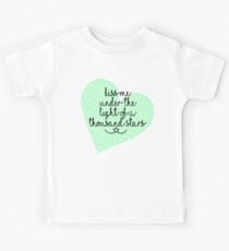 Kiss Me Under The Light Of A Thousand Stars Kids Tee