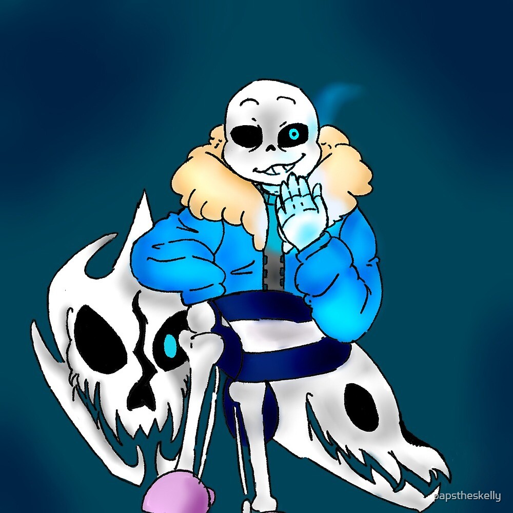 "Sans Gaster Blaster" by papstheskelly | Redbubble