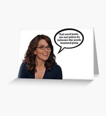 Liz lemon Greeting Card