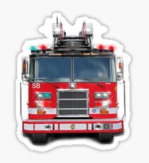 Chicago Fire Truck design by MotorManiac Sticker