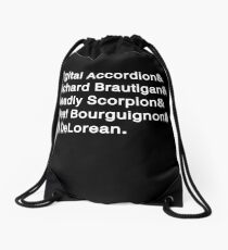 Digital Accordion Drawstring Bag