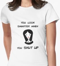Smarter when you shut up Women's Fitted T-Shirt