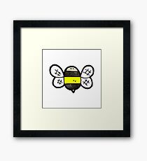 cartoon bumble bee Framed Print