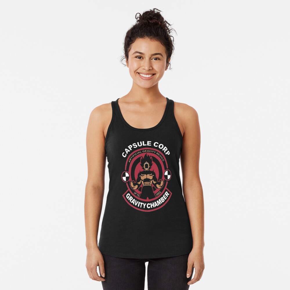 Capsule Corp - Vegeta Racerback Tank Top
