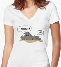 I rock Women's Fitted V-Neck T-Shirt