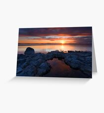 PotHoles Sunset Greeting Card
