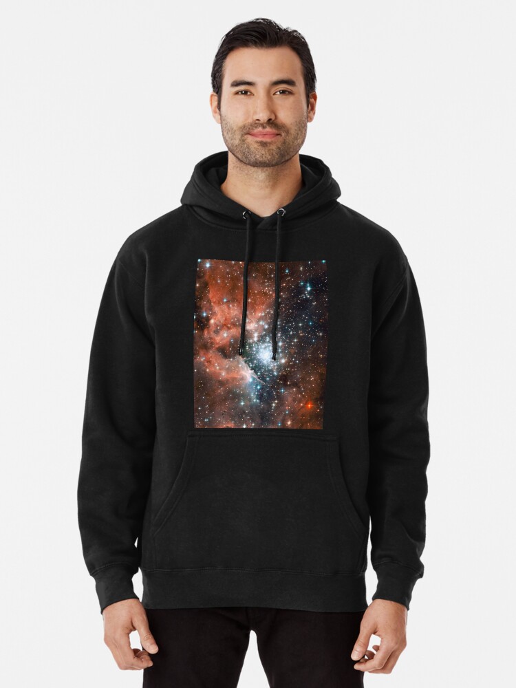 red and black galaxy hoodie