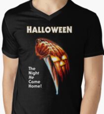 Halloween movie poster Men's V-Neck T-Shirt