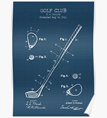 Golf Club Patent Poster