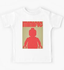 Retro Large Black Minifig, Customize My Minifig Kids Tee