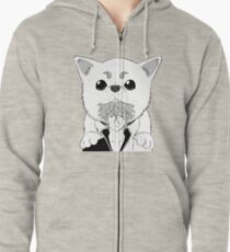 Dog God Zipped Hoodie