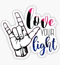 love your light Sticker