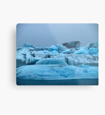 Icelandic Glaciers Metal Print