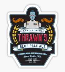 Grand Admiral Thrawn's Blue Pale Ale Sticker