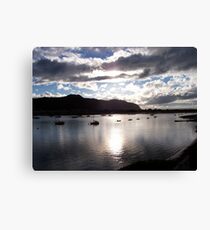 Boats at Deganwy Canvas Print