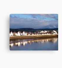 Houses at Deganwy Canvas Print