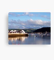 Deganwy Reflections Canvas Print