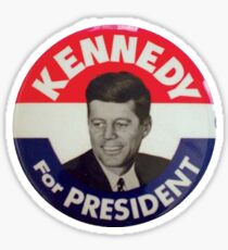 Kennedy Johnson 1960 Slogan Sticker
