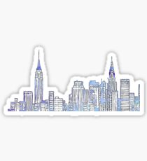 NYC Skyline Sticker