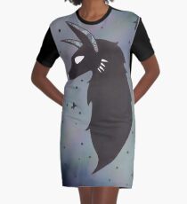Aurora Wolf Graphic T-Shirt Dress