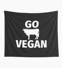 Go vegan Wall Tapestry