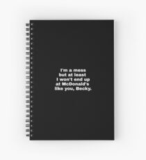 Sassy Mess Spiral Notebook