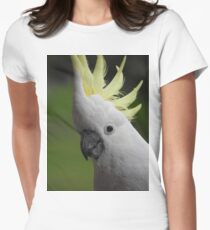 Sulphur Crested Cockatoo Women's Fitted T-Shirt