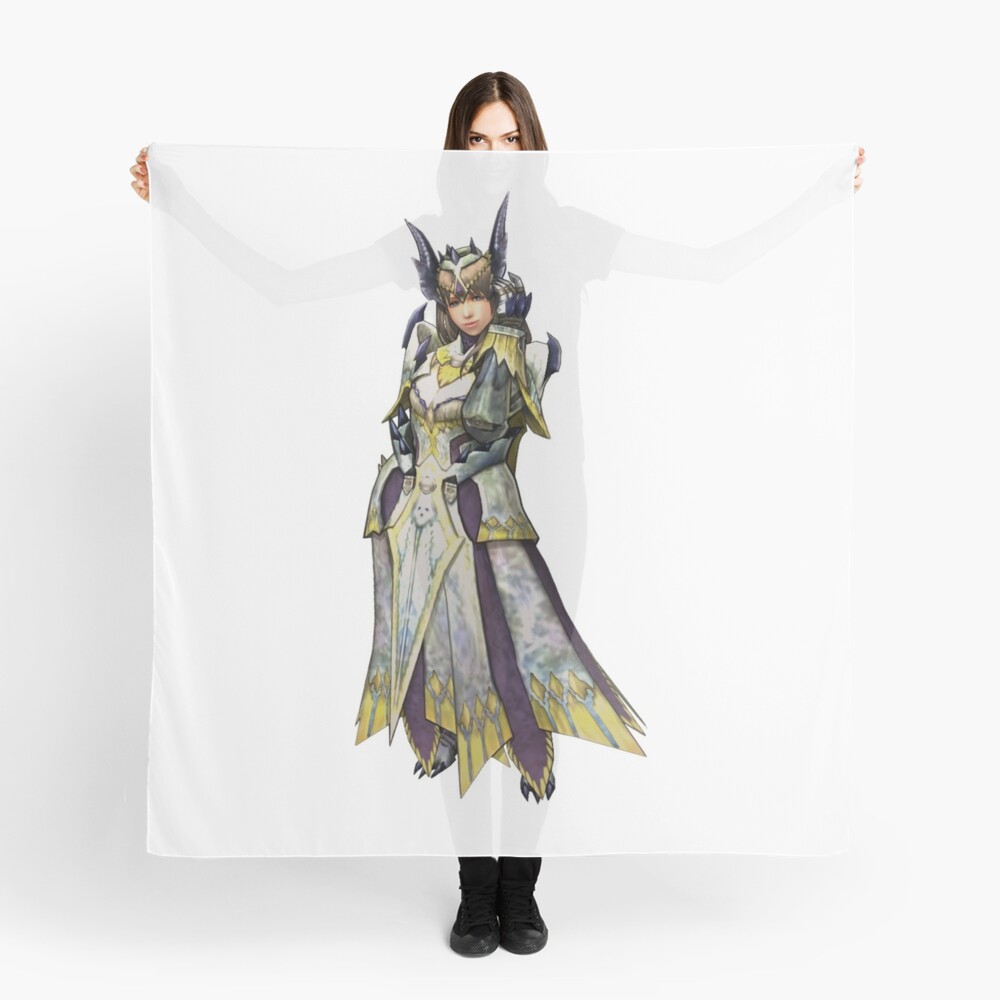 Shagaru Magala Armor Scarf By RatWithHat Redbubble   Scarf,x1000 Pad,1000x1000,f8f8f8 