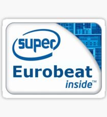 Super Eurobeat inside Sticker